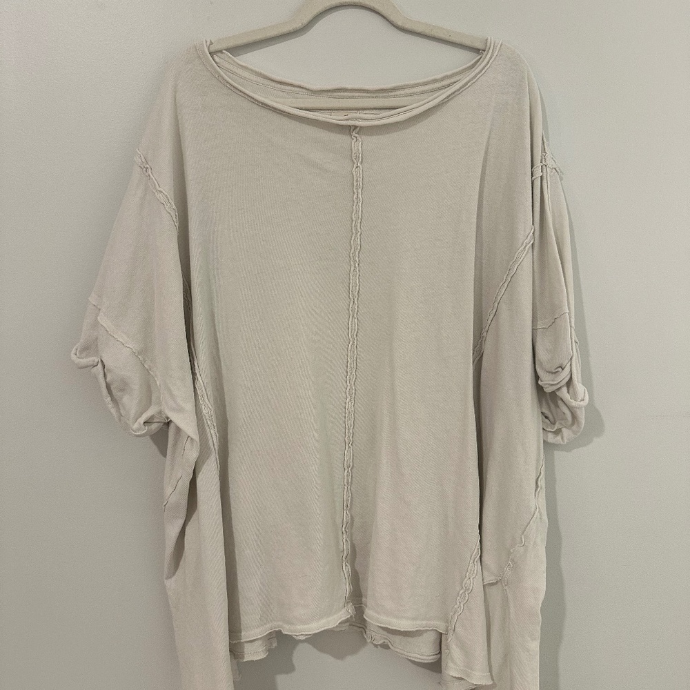 White Free People Top